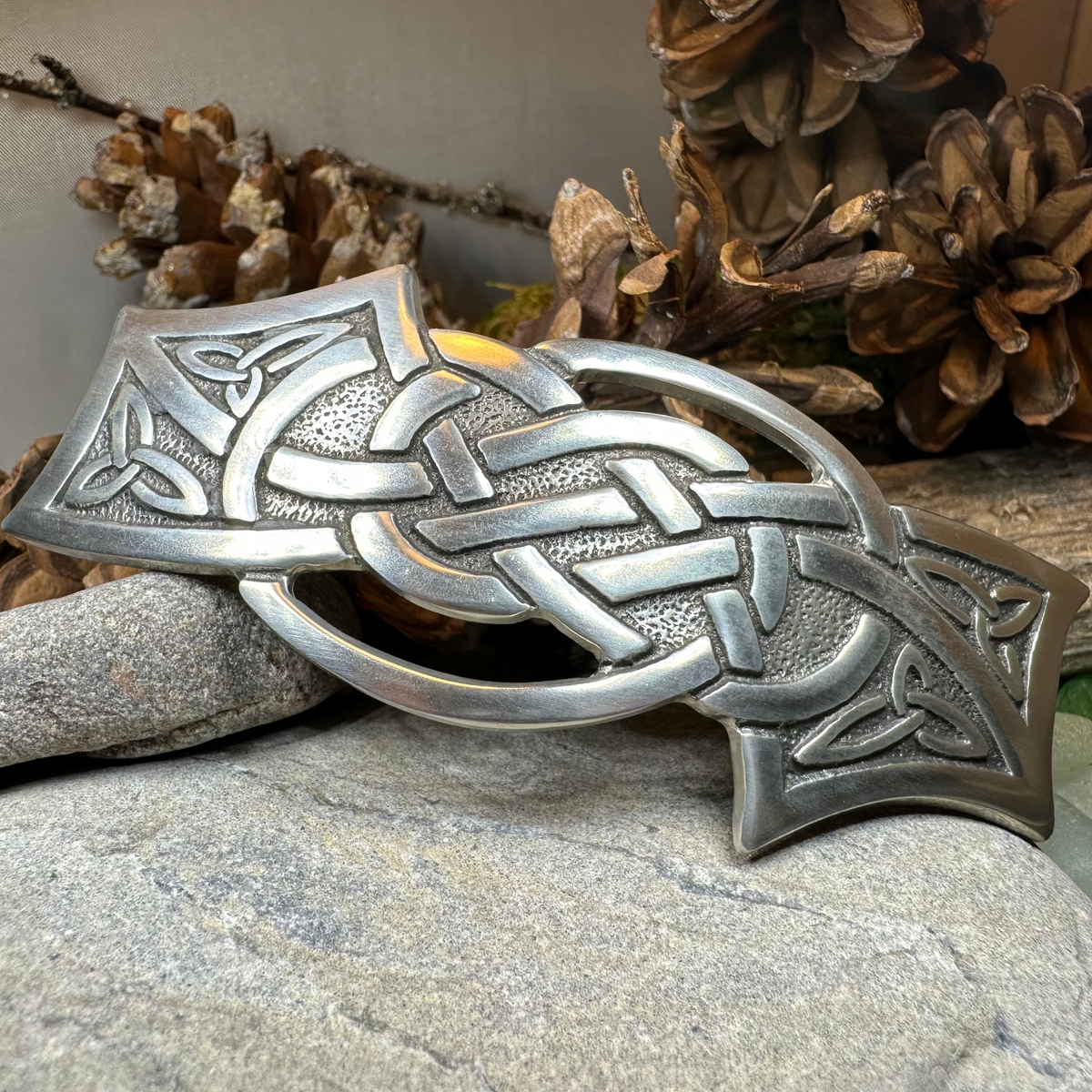 Celtic Wisdom Knot Hair Clip for Women