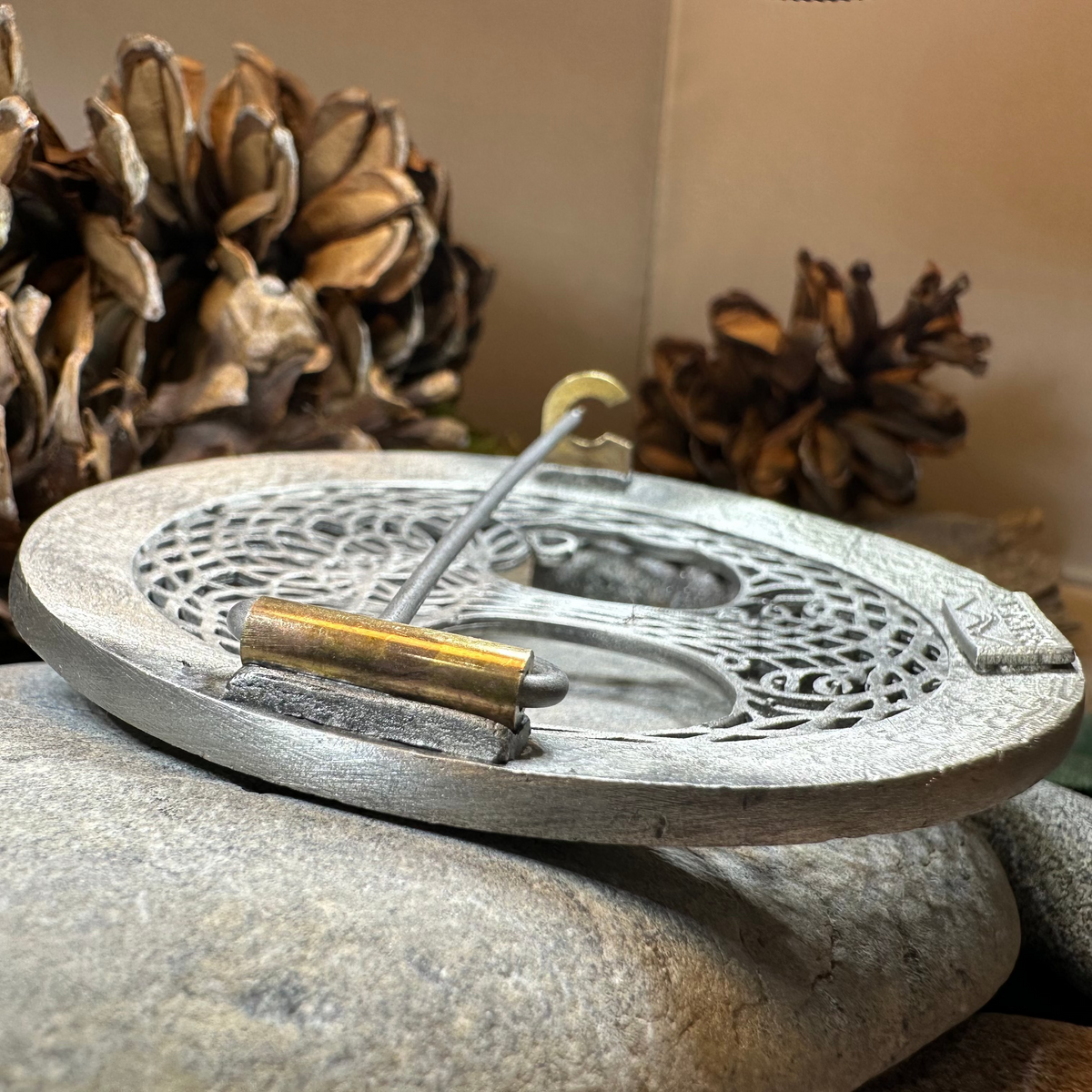 Large Pewter Tree of Life Tartan Pin - Handmade | Brooch | Wiccan Center