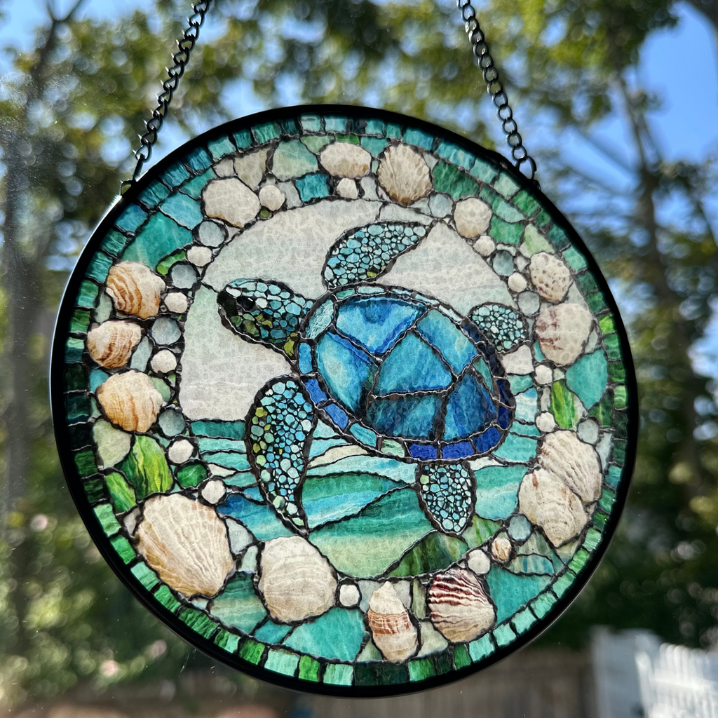 Coastal Sea Turtle Suncatcher | Gifts | Wiccan Center
