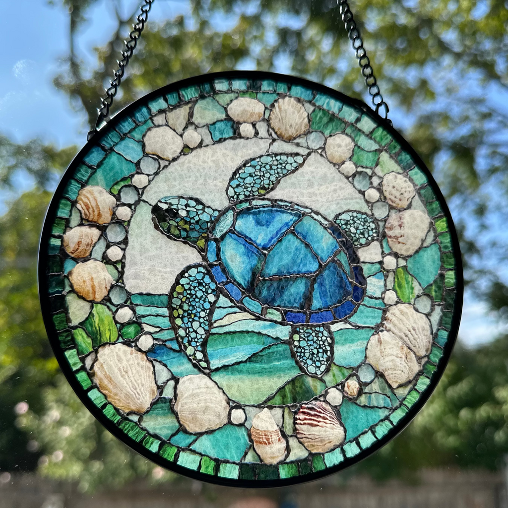 Coastal Sea Turtle Suncatcher | Gifts | Wiccan Center