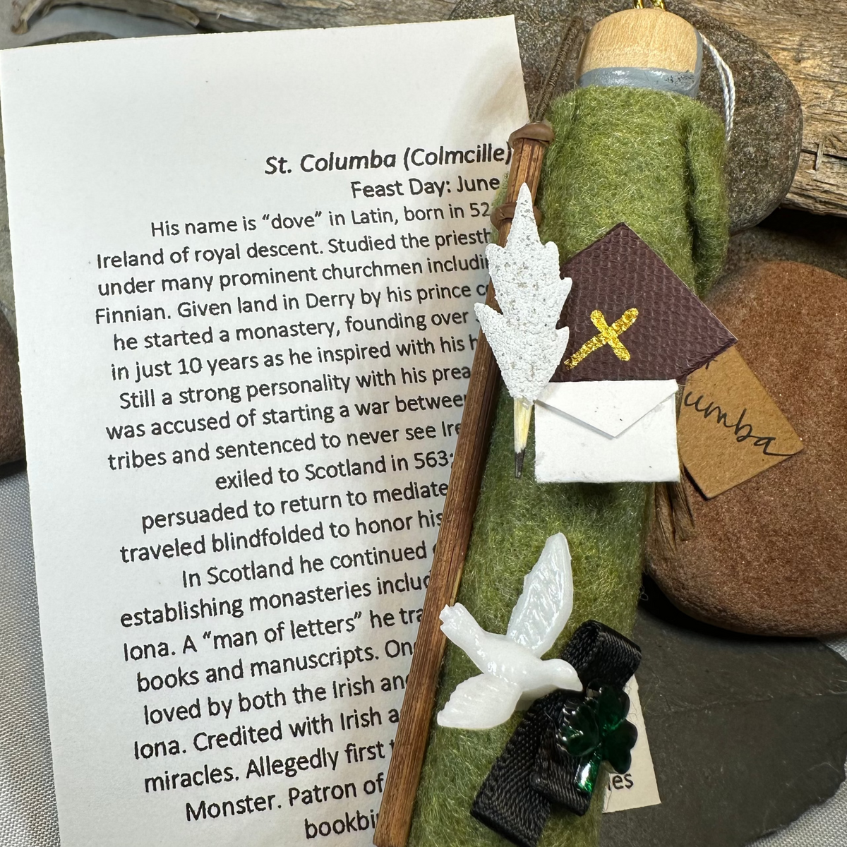 Saint Columba Irish Doll | Gifts | Wiccan Center