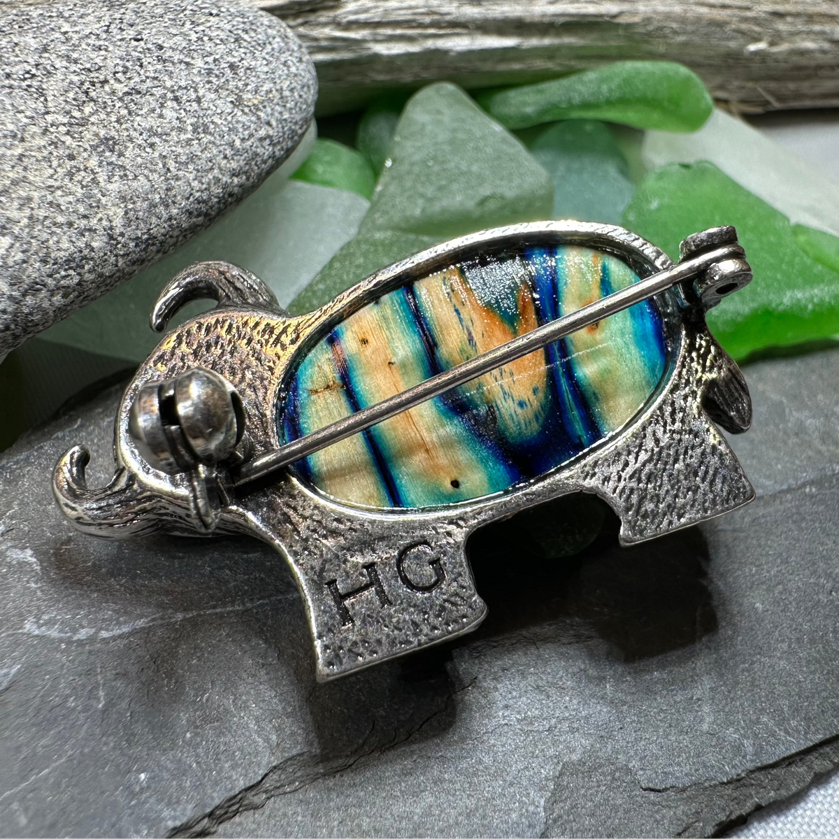 Heathergems Highland Cow Brooch - Handmade in Scotland | Brooch | Wiccan Center