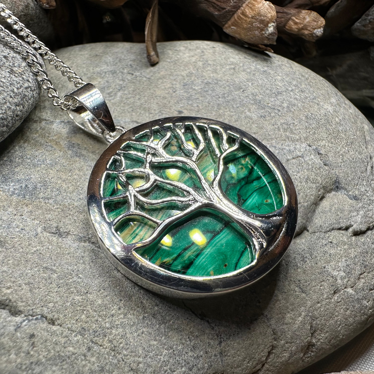 Heathergems Scottish Tree of Life Necklace - Handmade in Scotland | Pendant | Wiccan Center