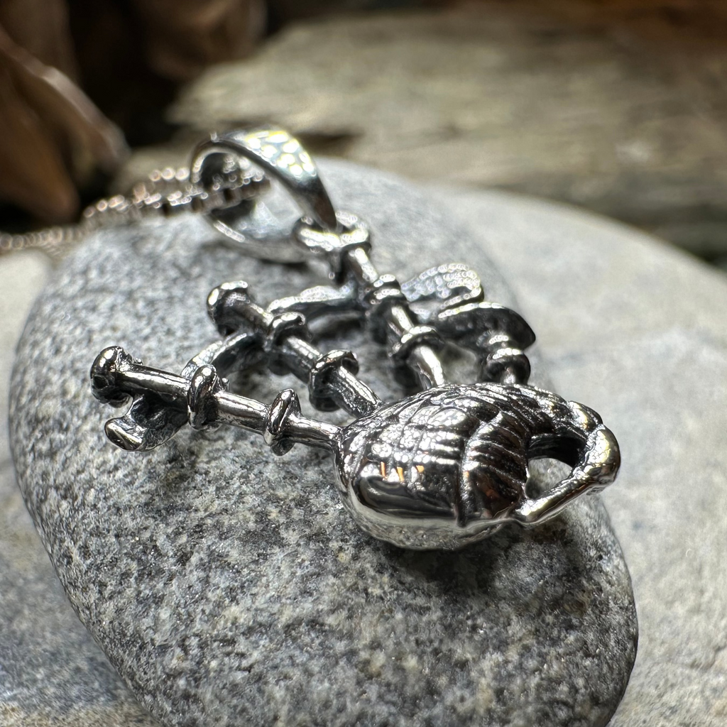 Tartan Bagpipes Necklace | Pendant | Wiccan Center