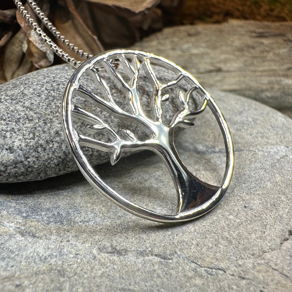 Minimalist Tree of Life Necklace | Pendant | Wiccan Center