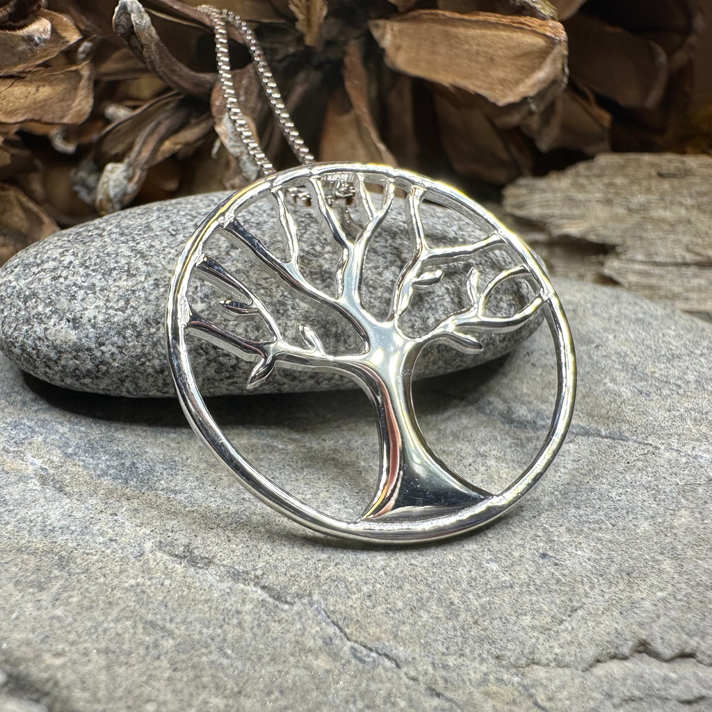 Minimalist Tree of Life Necklace | Pendant | Wiccan Center