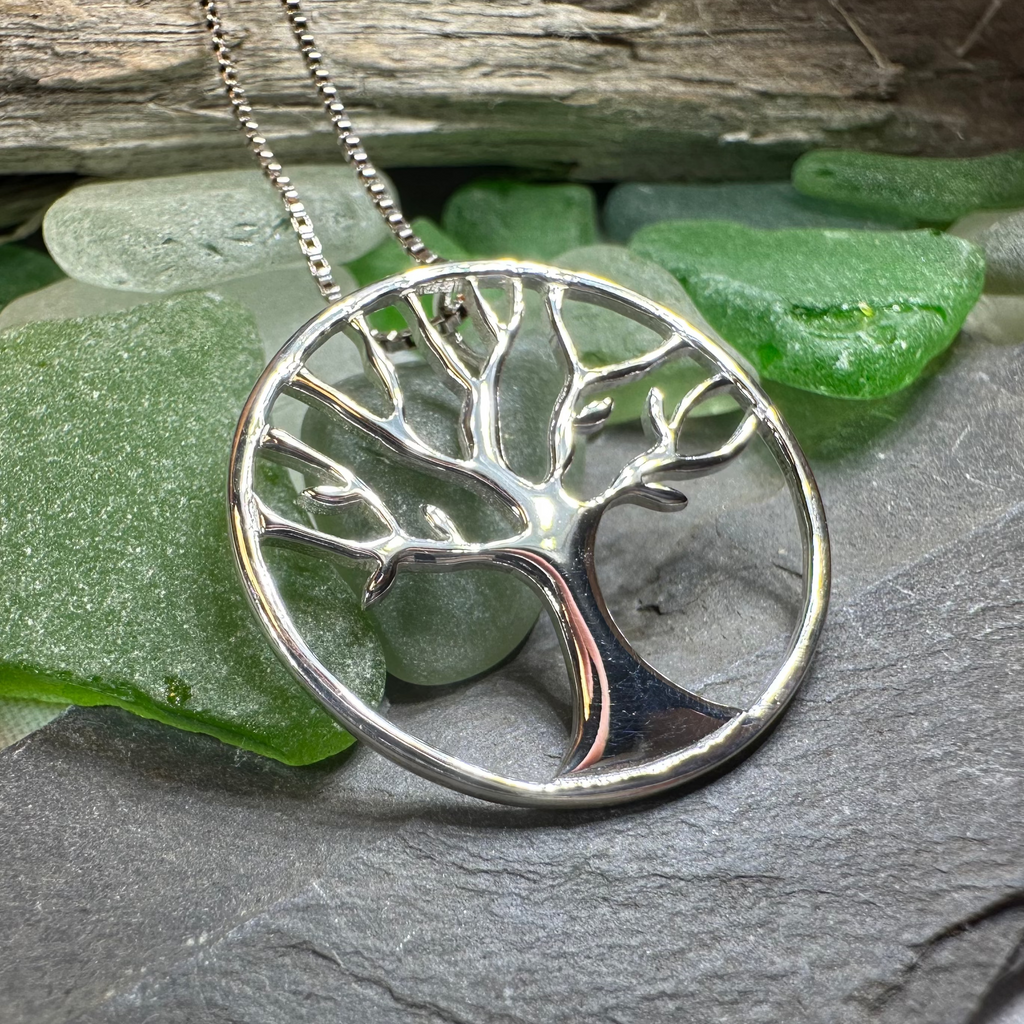 Minimalist Tree of Life Necklace | Pendant | Wiccan Center