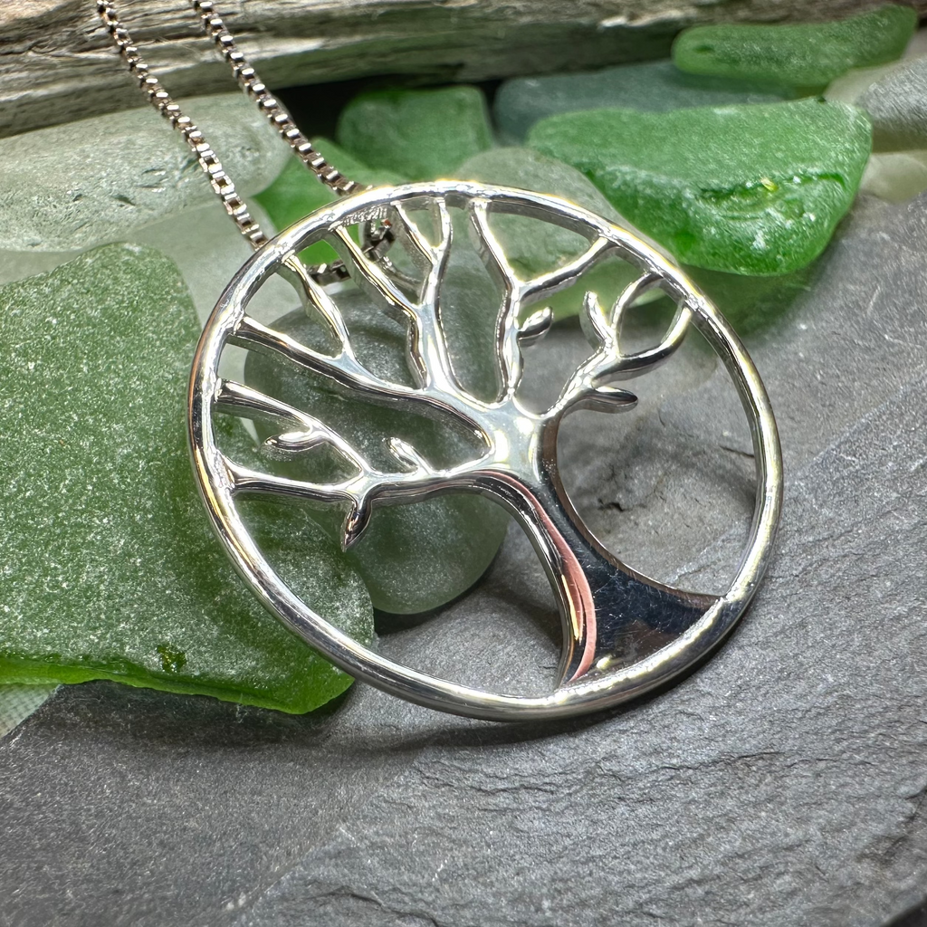 Minimalist Tree of Life Necklace | Pendant | Wiccan Center