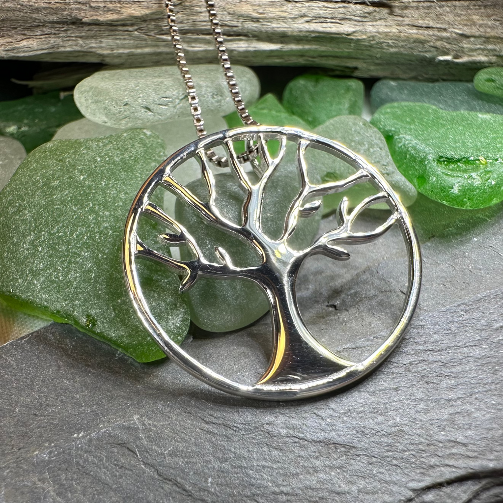 Minimalist Tree of Life Necklace | Pendant | Wiccan Center