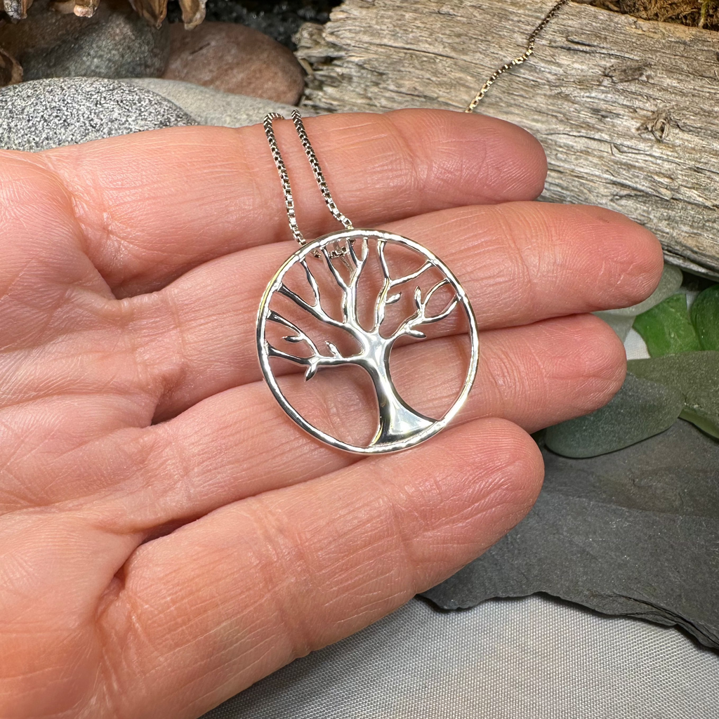 Minimalist Tree of Life Necklace | Pendant | Wiccan Center