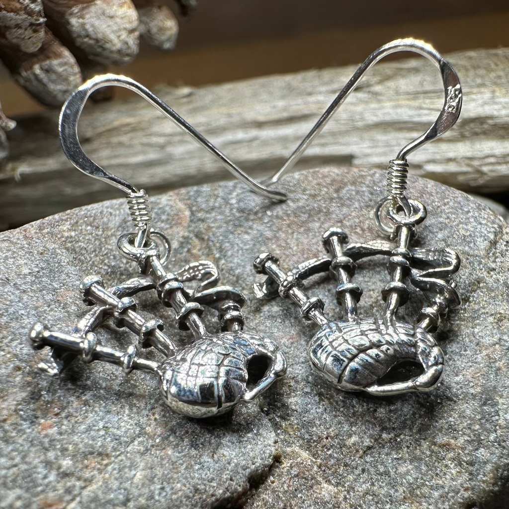Bagpipes Earrings | Pendant | Wiccan Center