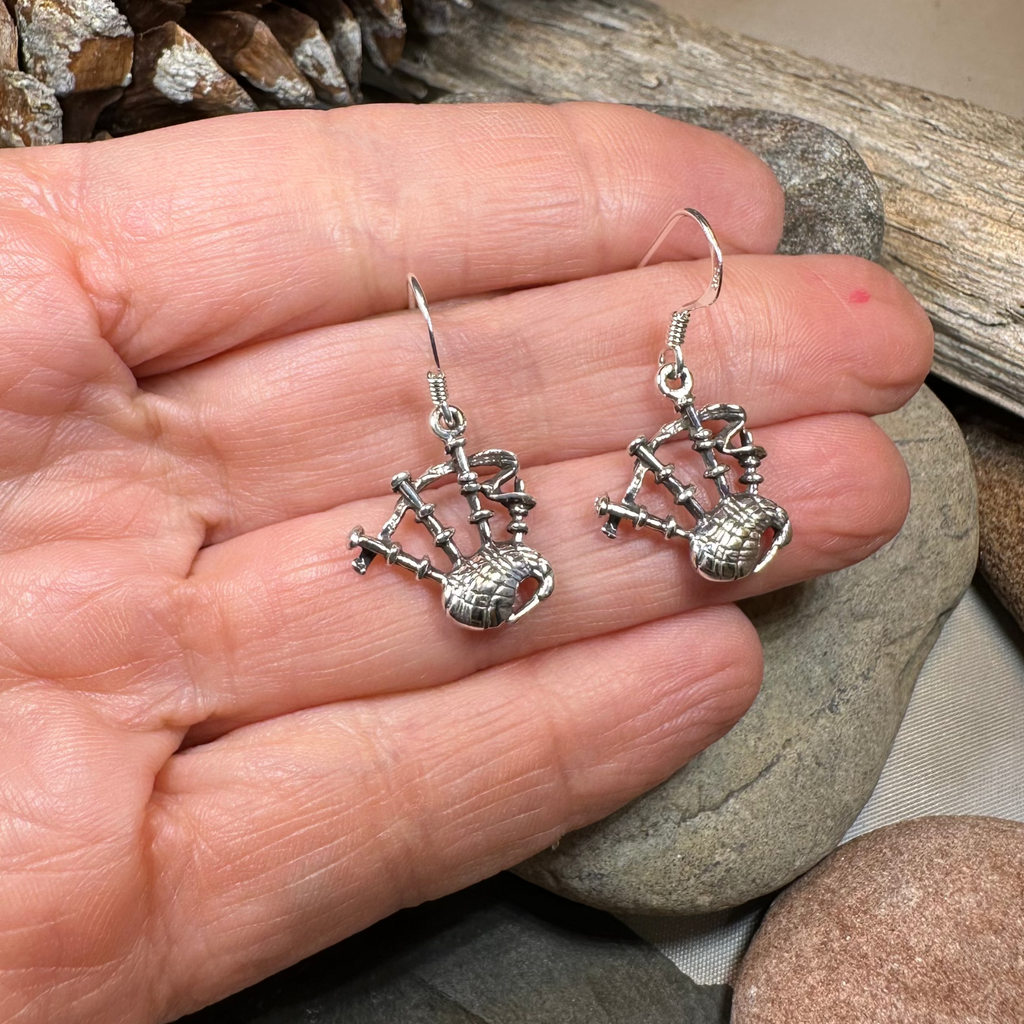 Bagpipes Earrings | Pendant | Wiccan Center