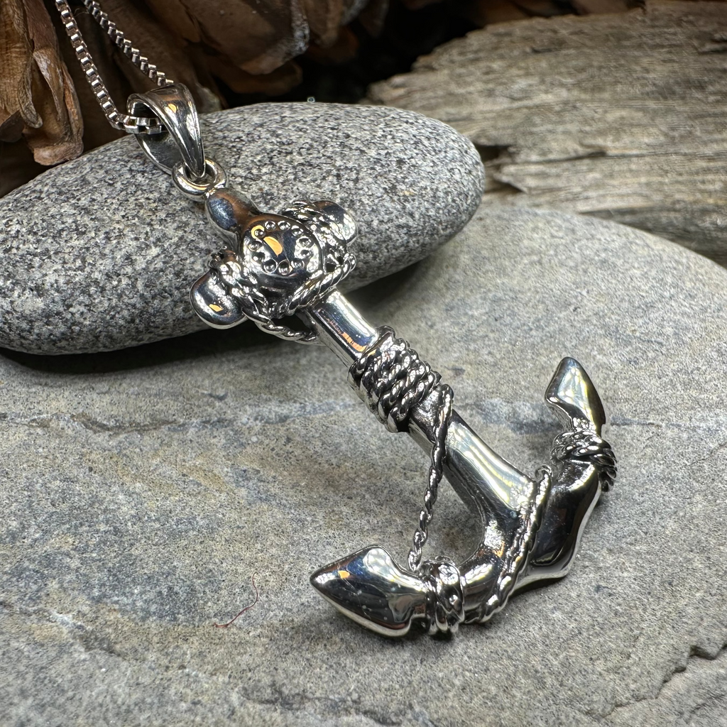 Harbor Bound Anchor Necklace | Pendant | Wiccan Center