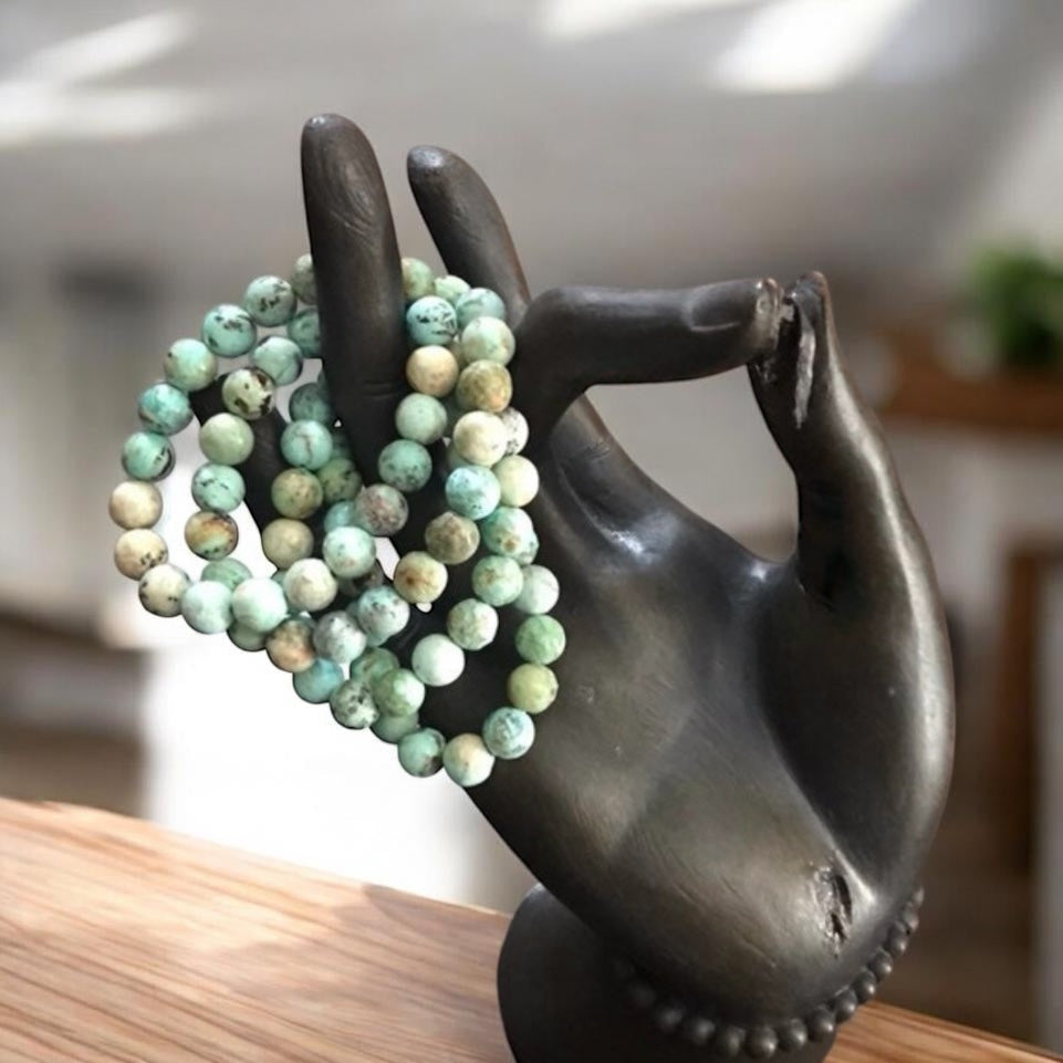 Natural Turquoise Stretch Bracelet