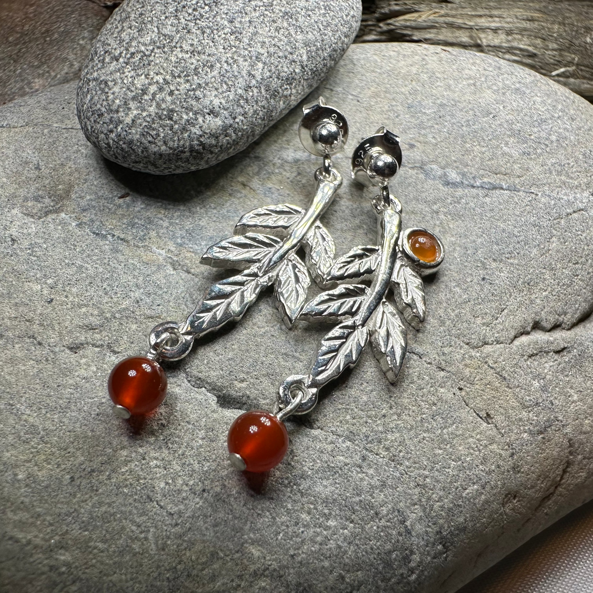 Rowan Tree of Life Earrings - Handmade in Scotland | Dangle Earrings | Wiccan Center