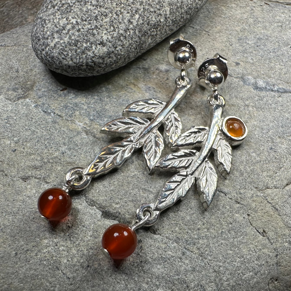 Rowan Tree of Life Earrings - Handmade in Scotland | Dangle Earrings | Wiccan Center