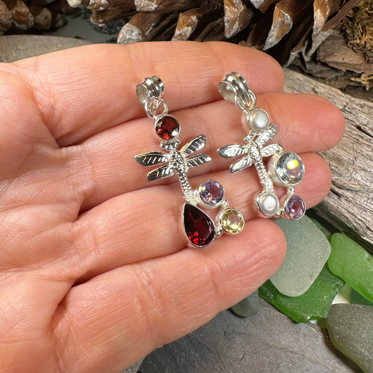 Morning Mist Dragonfly Necklace | Pendant | Wiccan Center