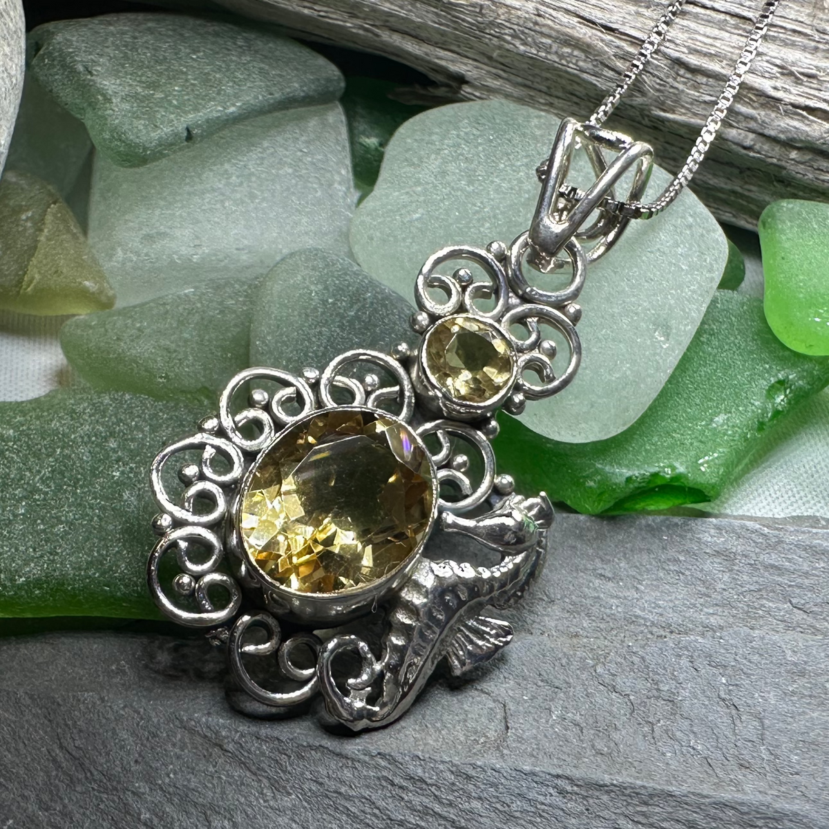 Seasong Seahorse Necklace | Pendant | Wiccan Center