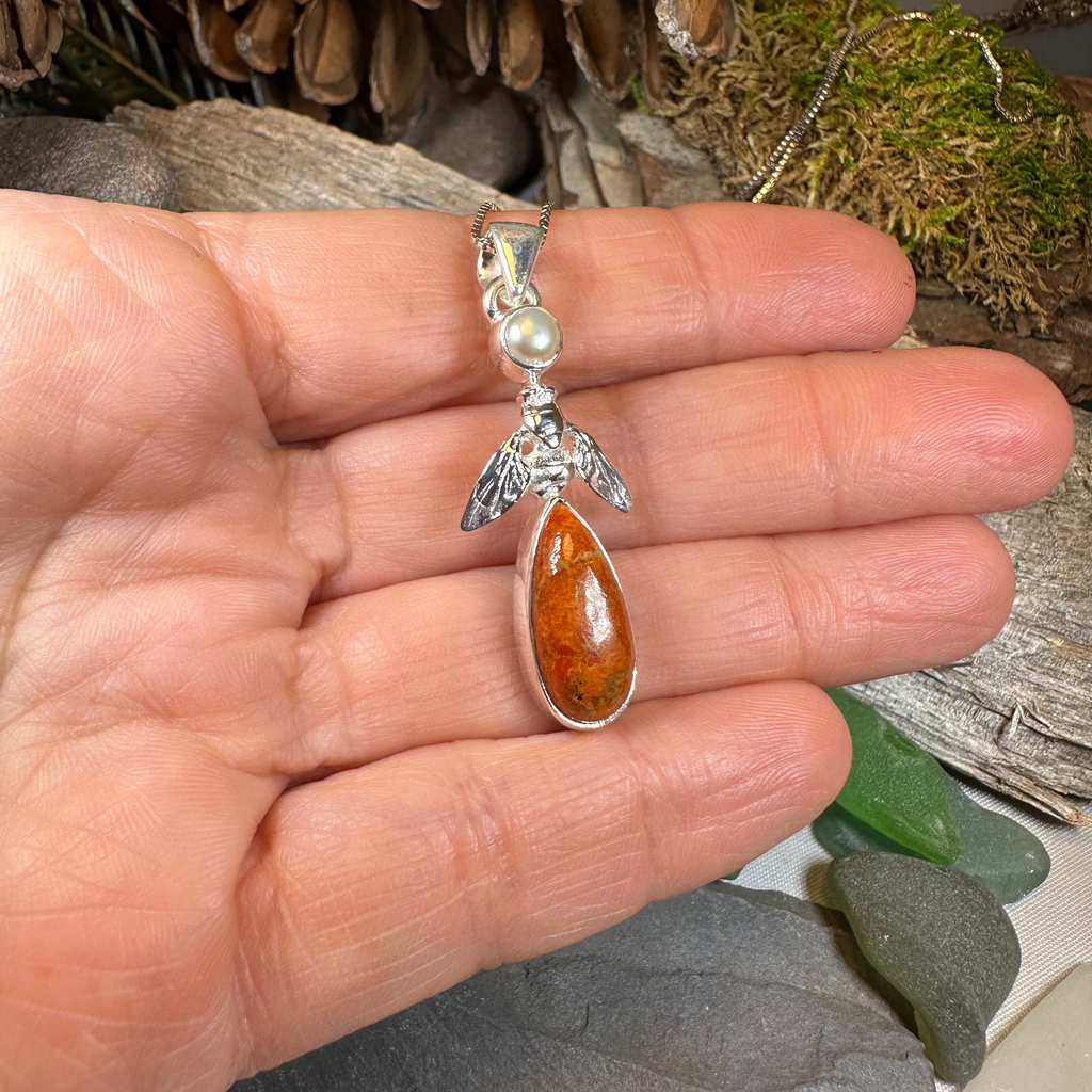 Summer Garden Bee Necklace | Pendant | Wiccan Center
