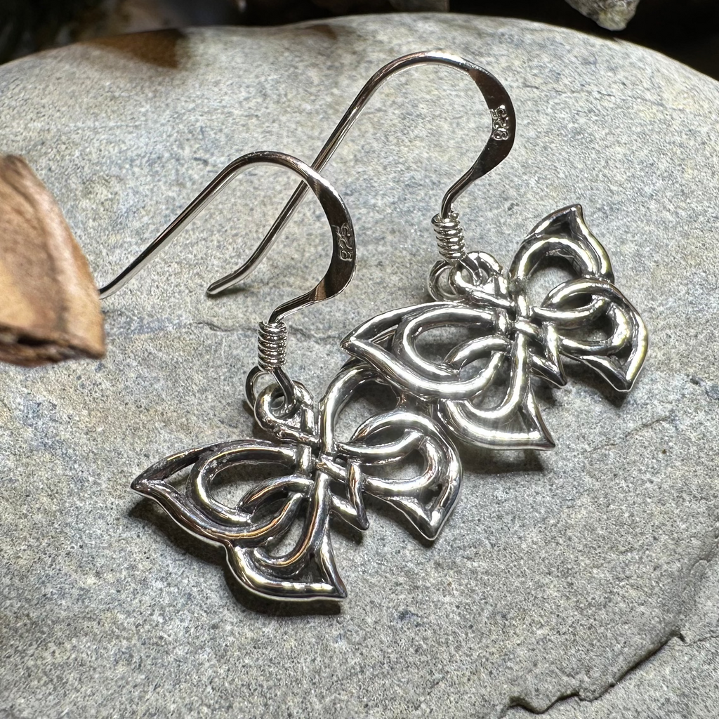 Flutter Celtic Butterfly Earrings | Dangle Earrings | Wiccan Center