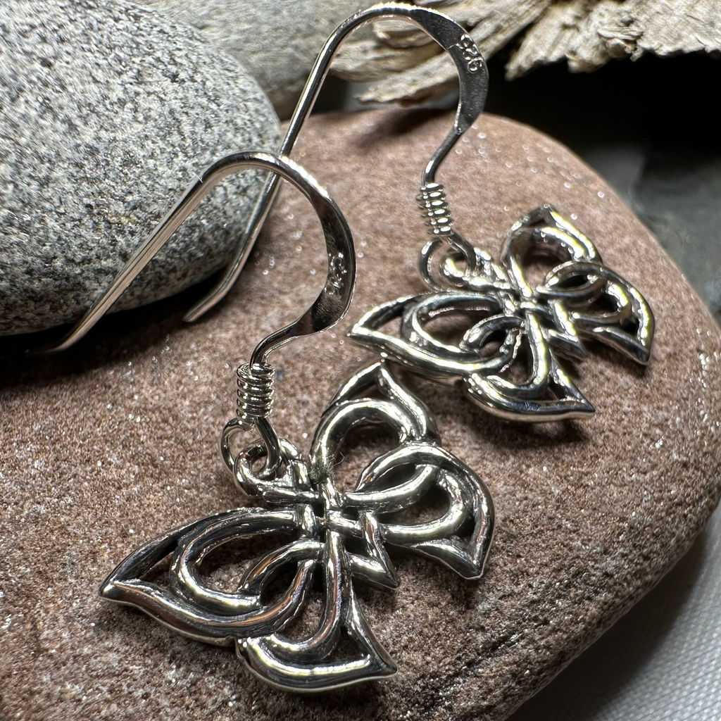 Flutter Celtic Butterfly Earrings | Dangle Earrings | Wiccan Center