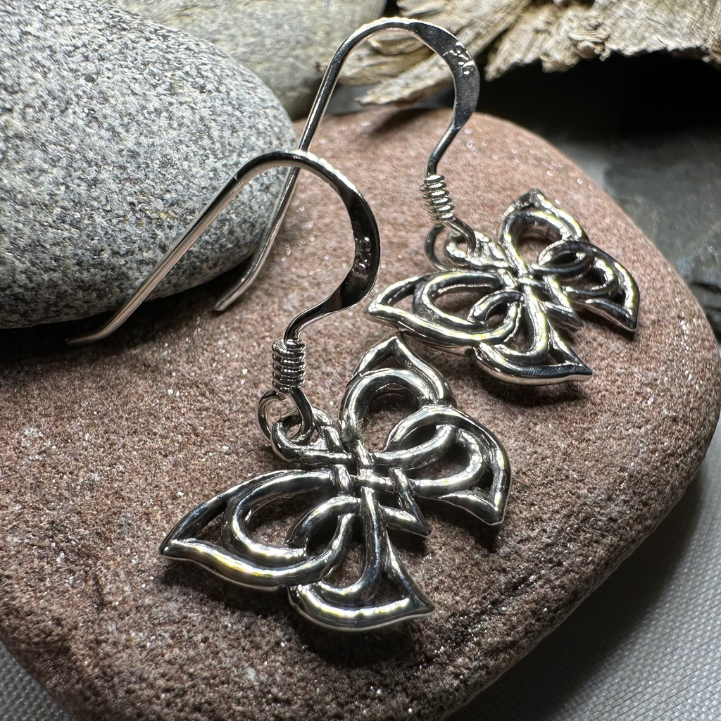 Flutter Celtic Butterfly Earrings | Dangle Earrings | Wiccan Center