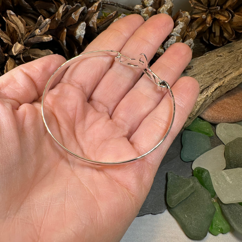 Celtic Triquetra Bracelet in Sterling Silver | Cuff Bracelet | Wiccan Center