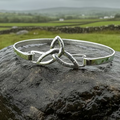 Celtic Triquetra Bracelet in Sterling Silver | Cuff Bracelet | Wiccan Center