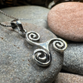 Arwyn Celtic Spiral Necklace
