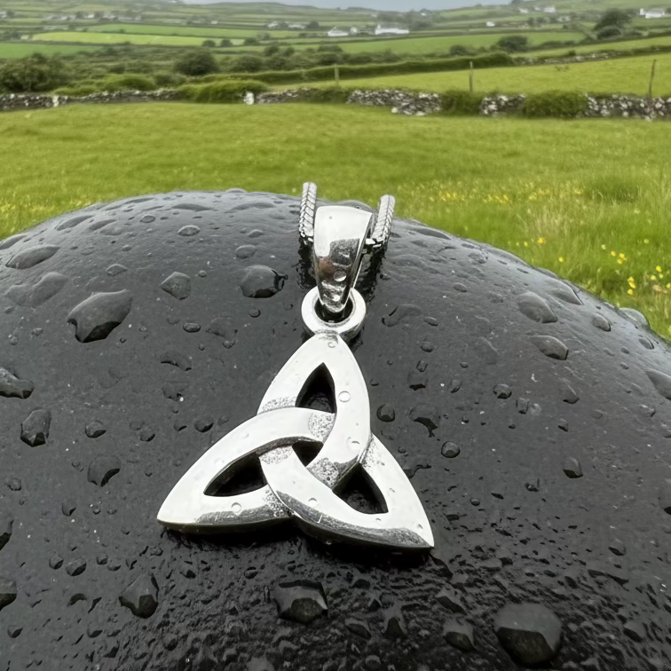 Karstyn Celtic Trinity Knot Necklace in Sterling Silver | Pendant | Wiccan Center