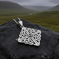 Asthore Celtic Knot Necklace in Sterling Silver