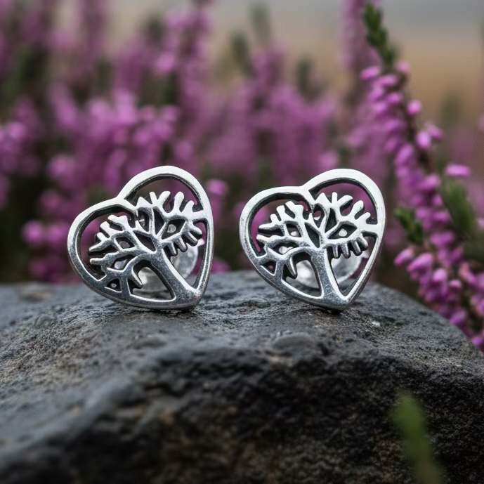 Beag Tree of Life Stud Earrings | Post Earrings | Wiccan Center