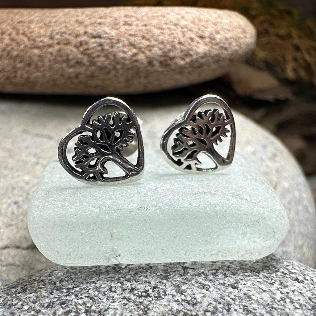 Beag Tree of Life Stud Earrings | Post Earrings | Wiccan Center