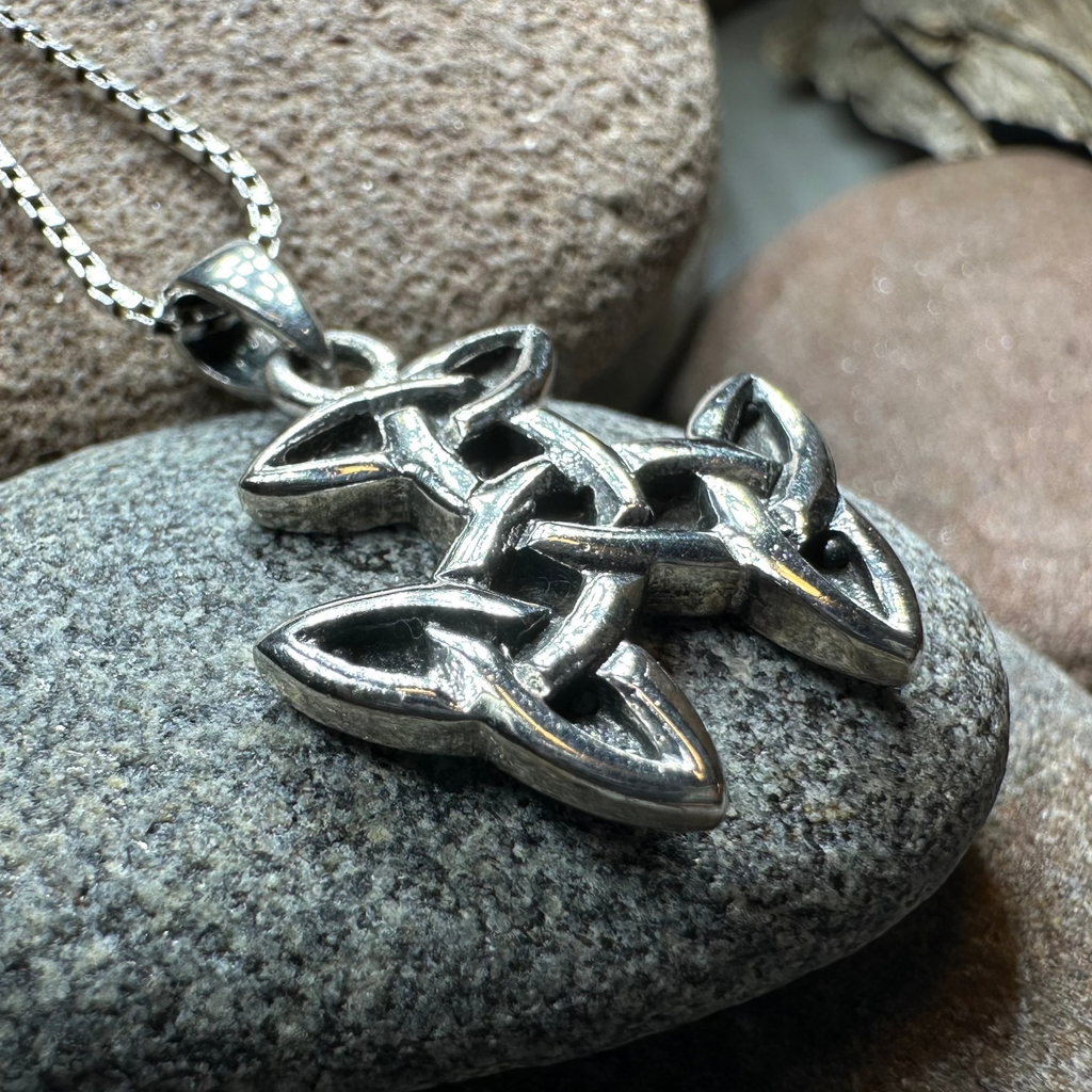 Three Trinity Knot Necklace | Pendant | Wiccan Center