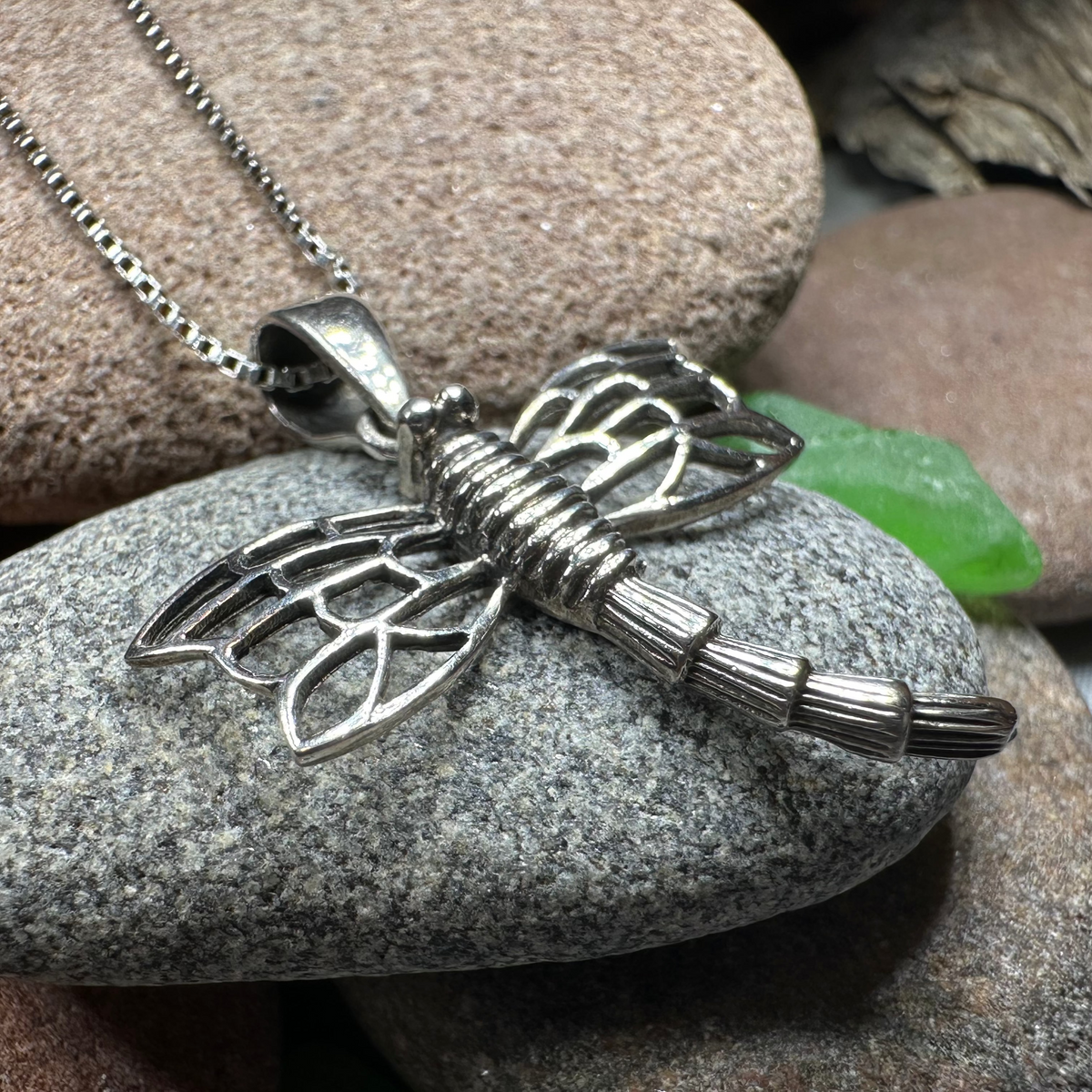 Celtic Dragonfly Necklace | Pendant | Wiccan Center