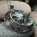 Luan Moon Necklace in Sterling Silver