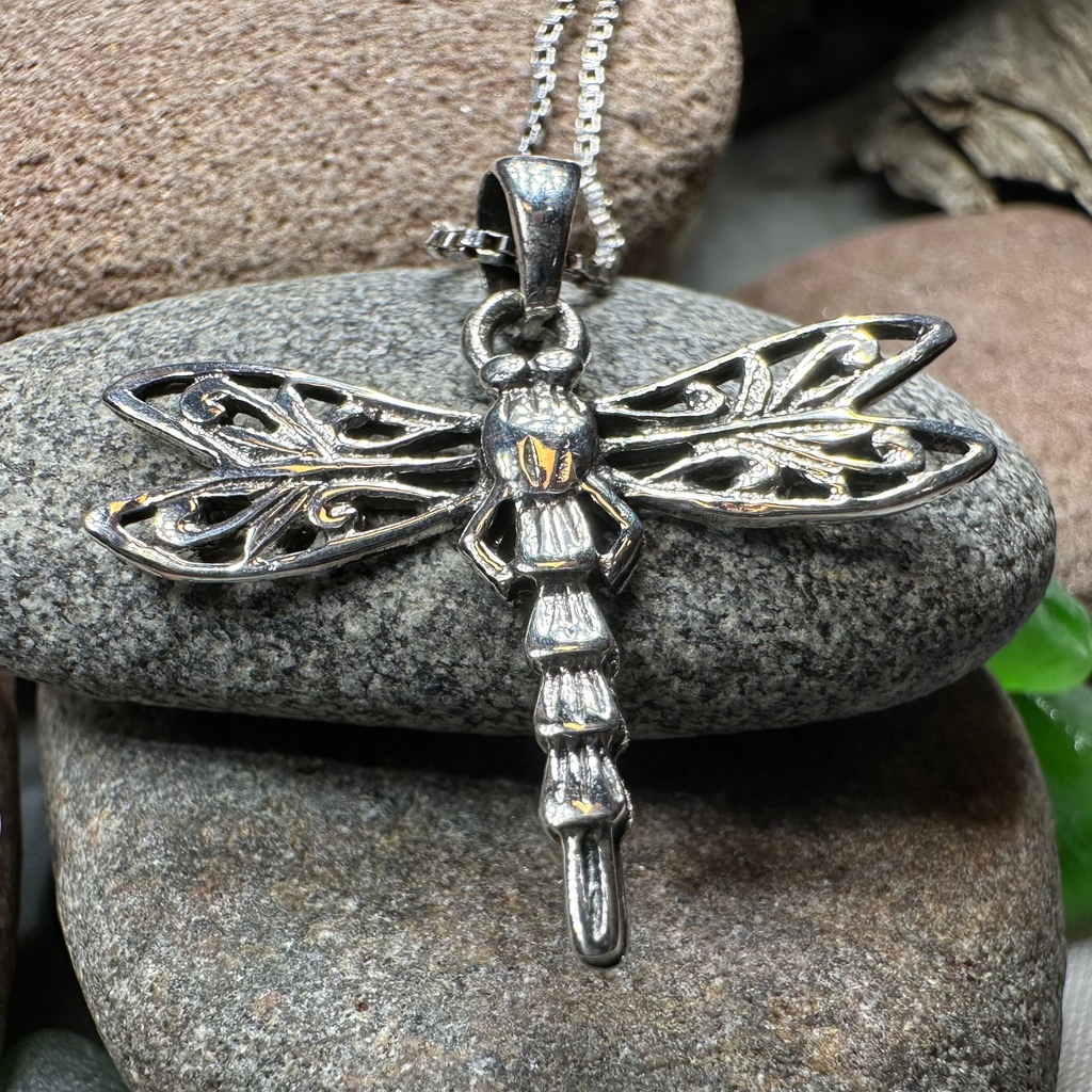 Summerdancer Dragonfly Necklace | Pendant | Wiccan Center