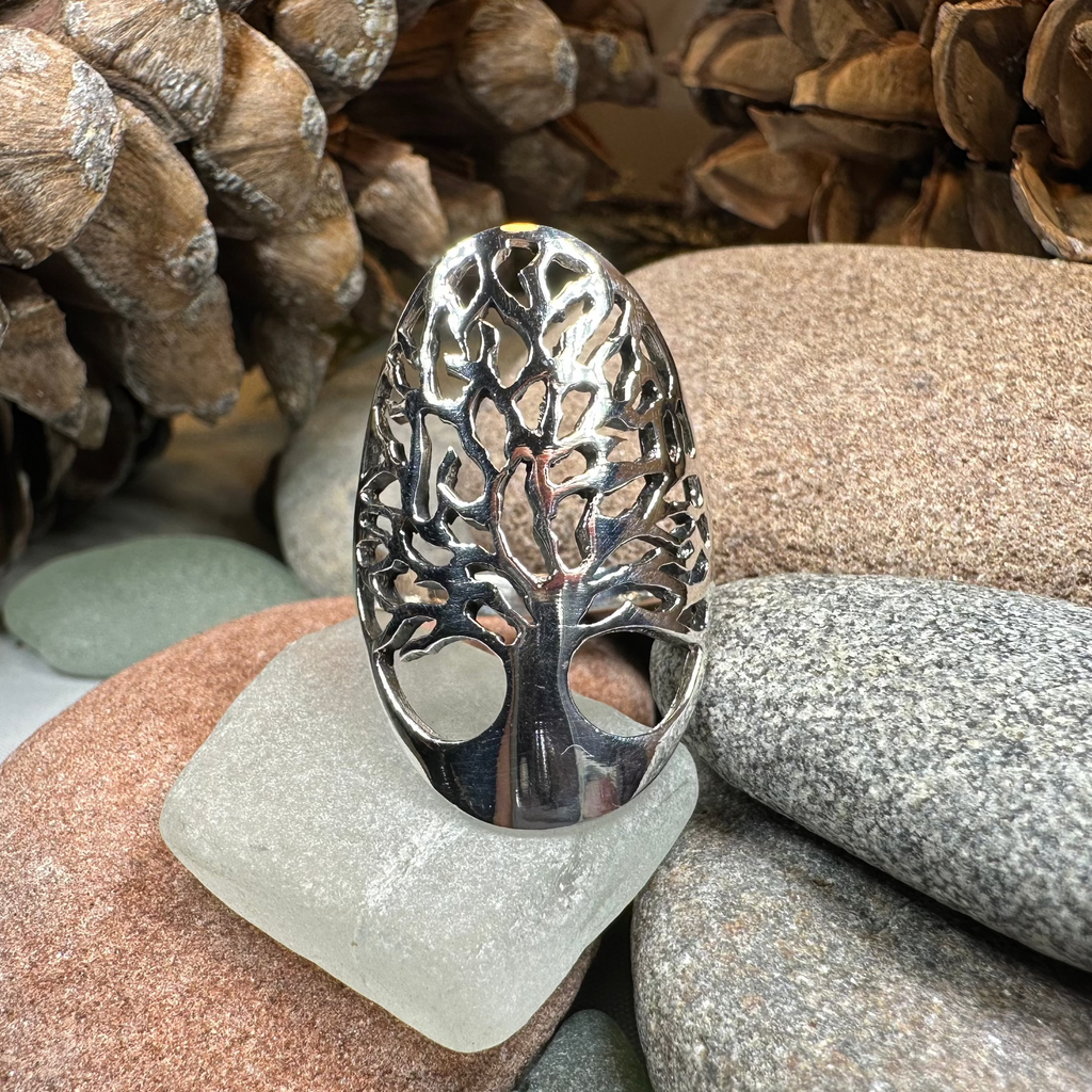 Caroline Tree of Life Ring in Sterling Silver | Ring | Wiccan Center