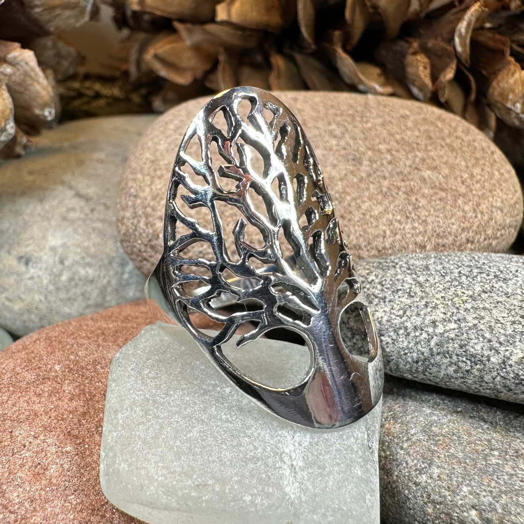 Caroline Tree of Life Ring in Sterling Silver | Ring | Wiccan Center