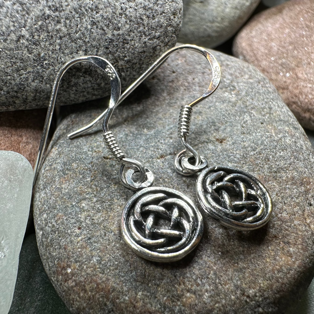 Dainty Dara Knot Earrings | Dangle Earrings | Wiccan Center