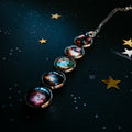 Nebula Rainbow Vertical Pendant Necklace | Necklace | Wiccan Center