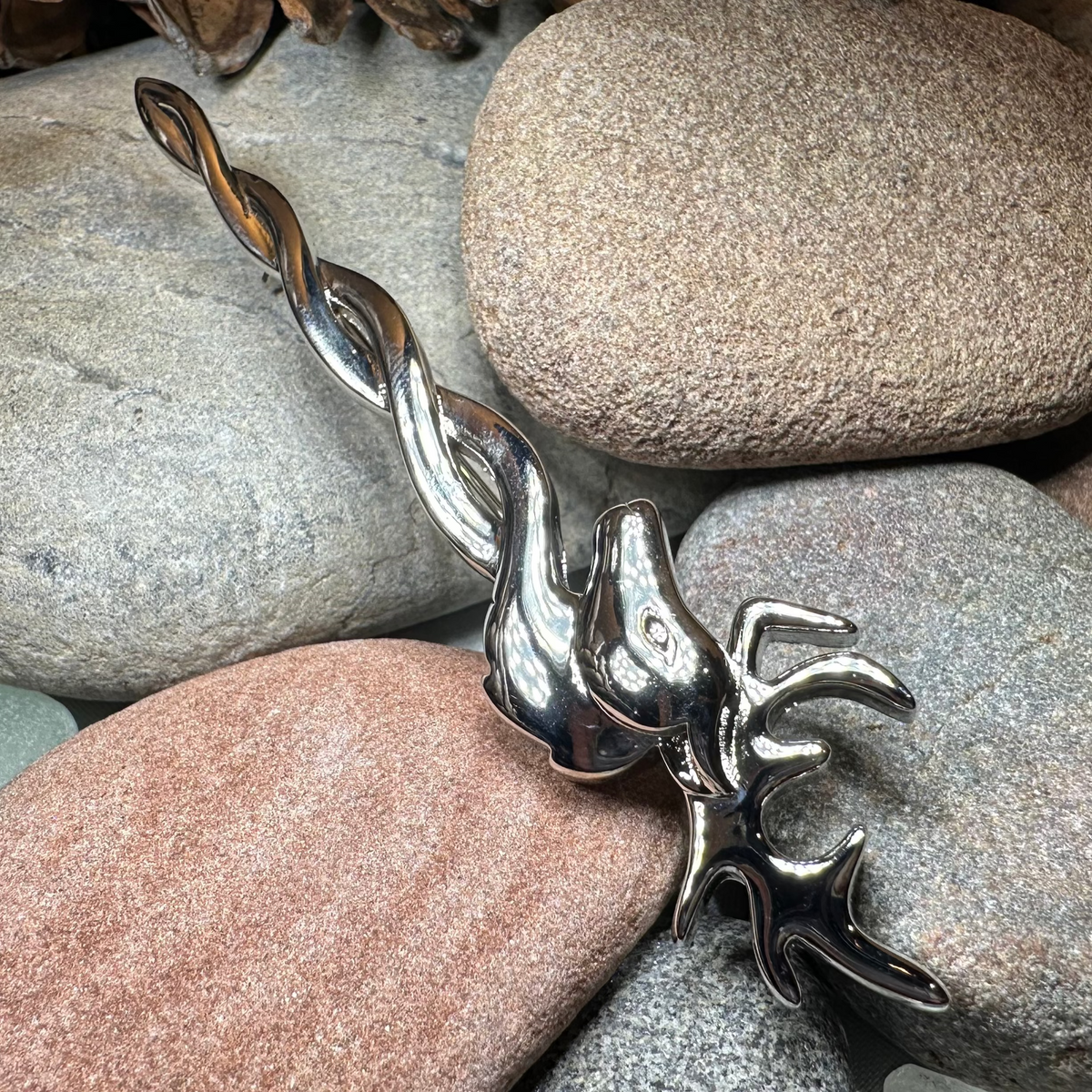 Stag Kilt Pin - Handmade in Scotland | Kilt Pin | Wiccan Center