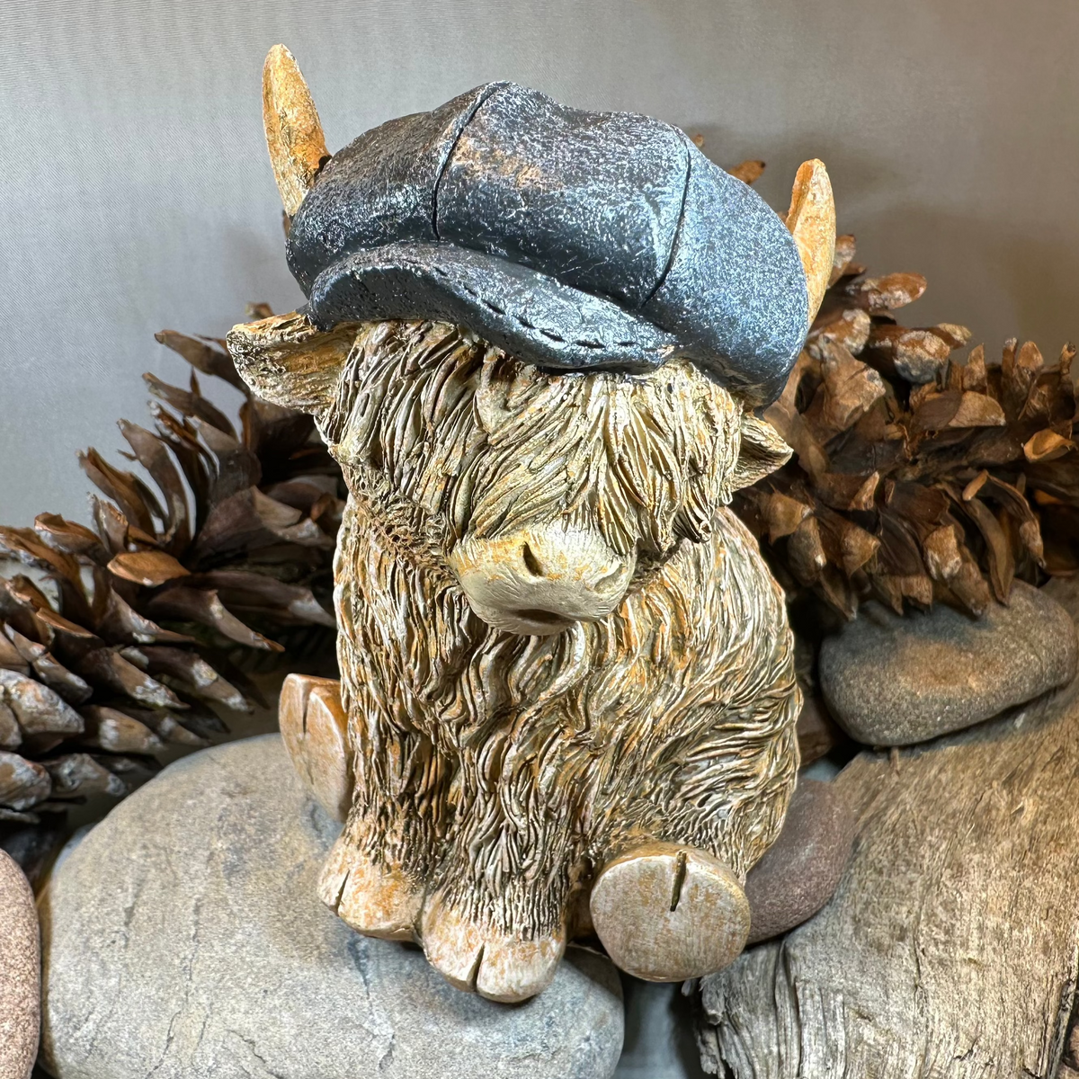 Cheeky Scottish Highland Cow Figurine | Gifts | Wiccan Center