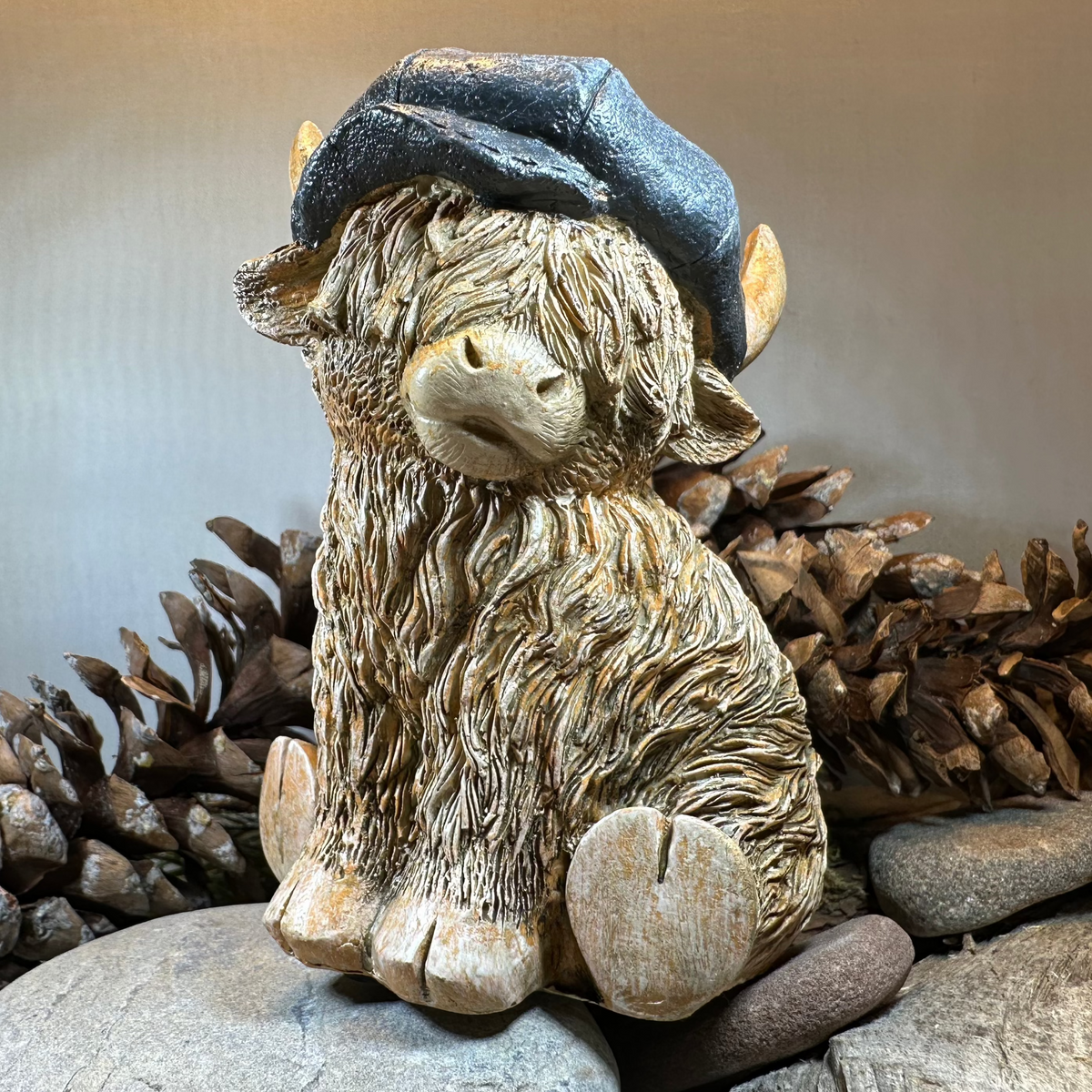 Cheeky Scottish Highland Cow Figurine | Gifts | Wiccan Center