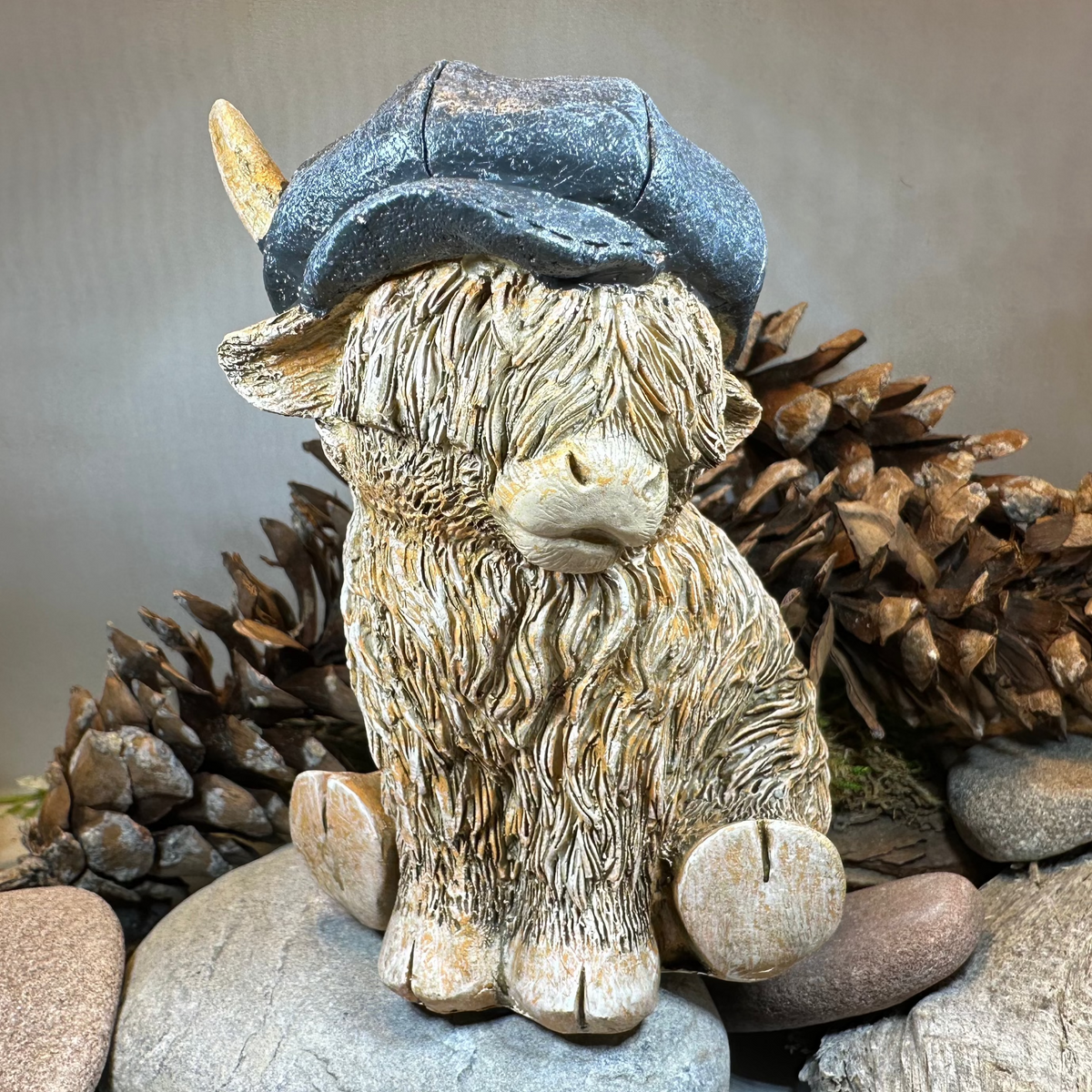Cheeky Scottish Highland Cow Figurine | Gifts | Wiccan Center