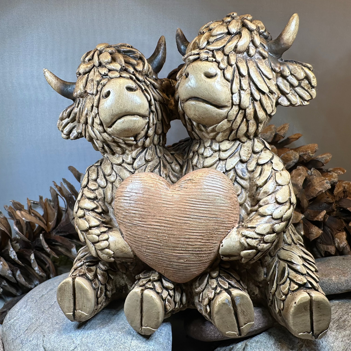 Our Love Highland Cow Figurine | Gifts | Wiccan Center