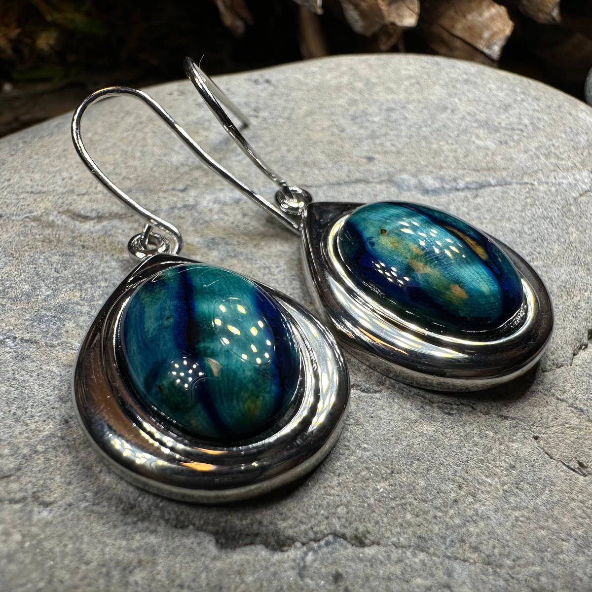 Heathergems Teardrop Earrings - Handmade in Scotland