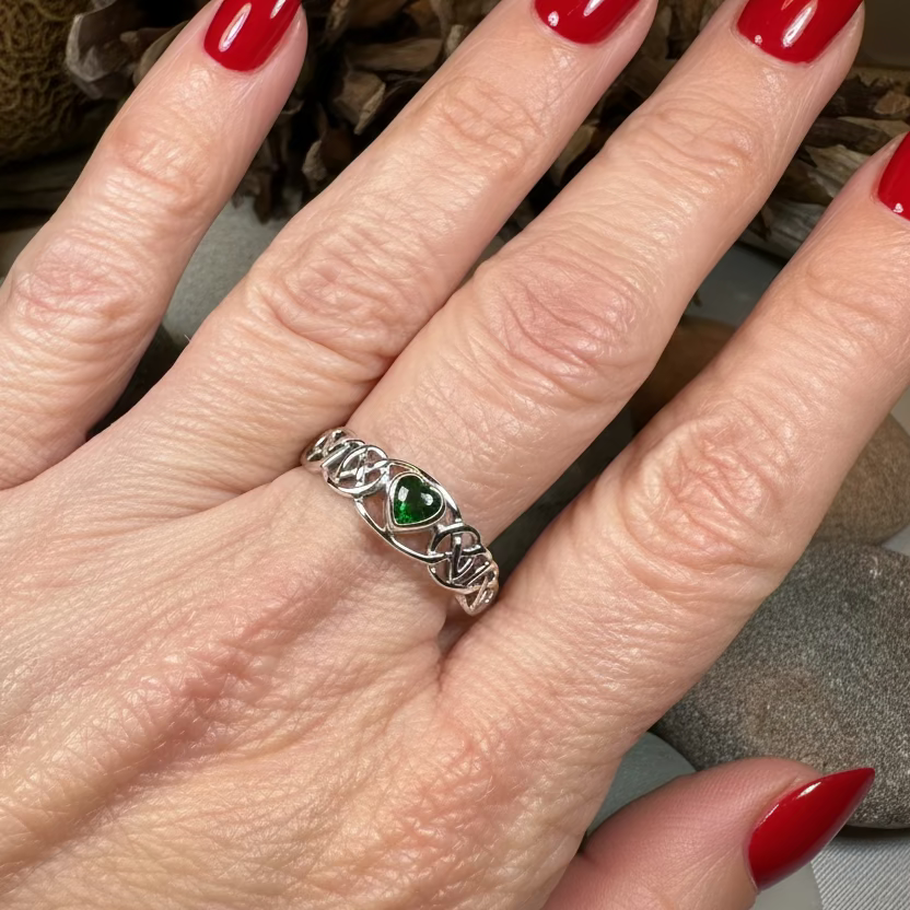 Amore Celtic Heart Ring in Sterling Silver | Ring | Wiccan Center