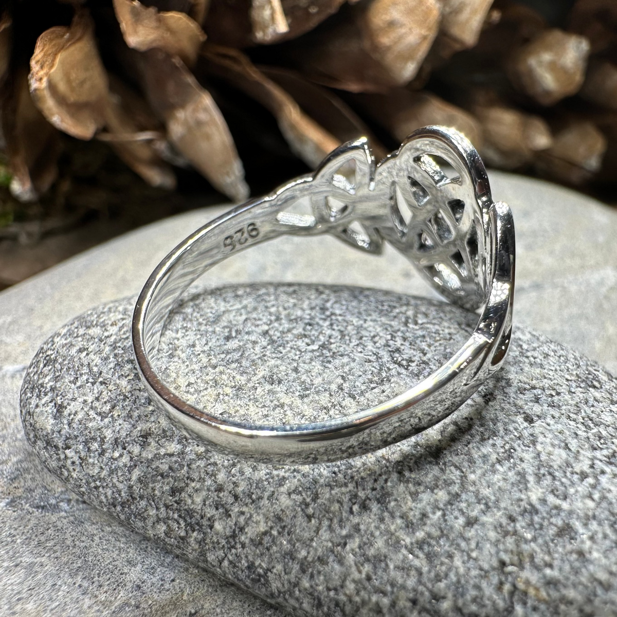 Asha Celtic Dara Knot Ring in Sterling Silver | Ring | Wiccan Center