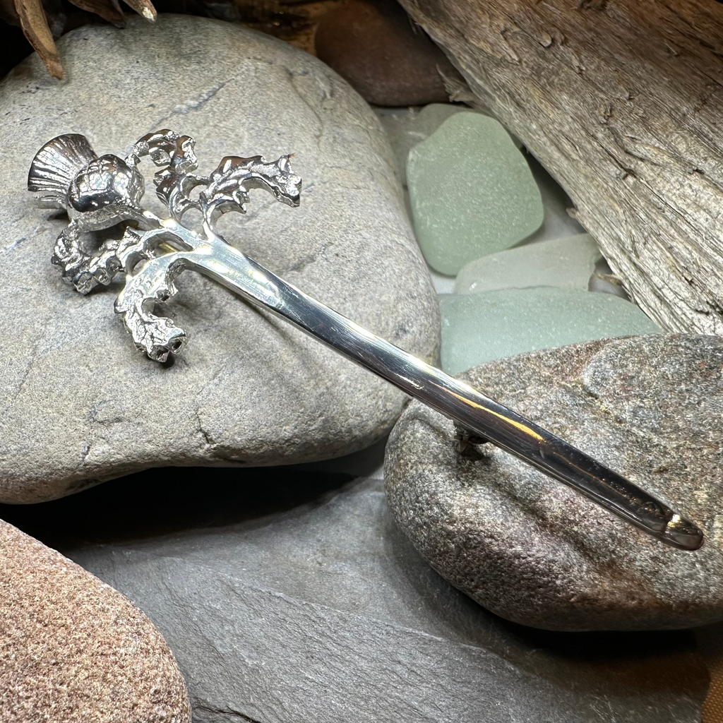 Loch Awe Thistle Kilt Pin - Handmade in Scotland | Kilt Pin | Wiccan Center